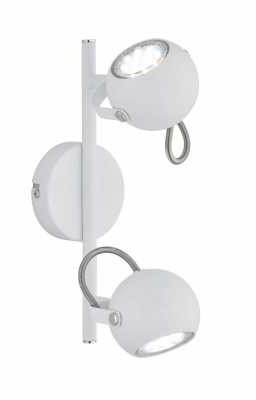 Trio RL Bastia R80052031 plafon lampa sufitowa 2x25W GU10 biały mat
