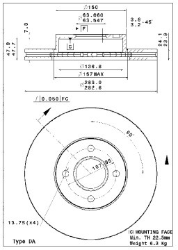 BREMBO 09.A293.10 09.A293.10