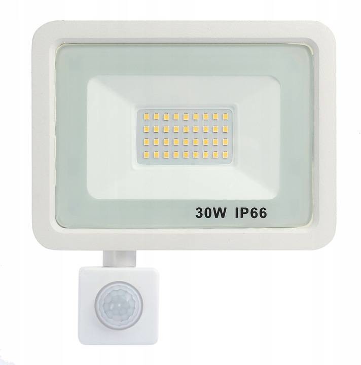 Decorativi Naświetlacz z czujnikiem ruchu biały 30W 4000K 241 Decorativi 241