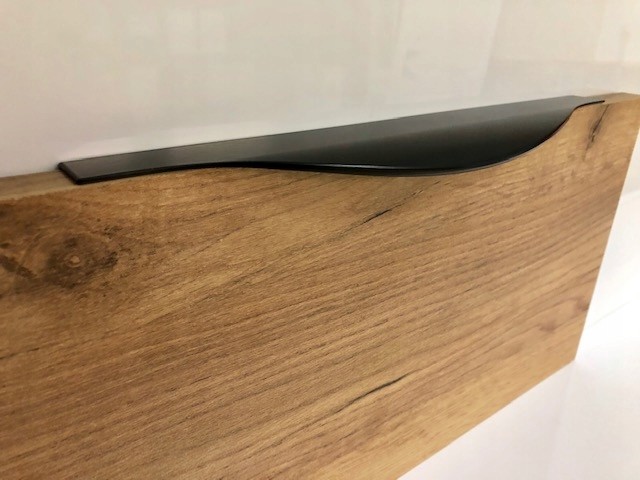 Gamet Uchwyt krawędziowy UA110 L-296 mm czarny mat