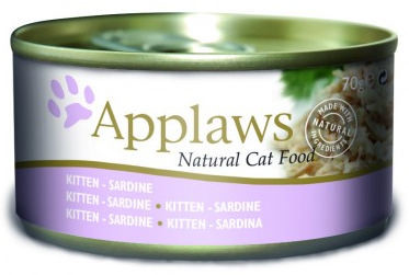 Applaws Natural Cat Food Kitten Sardynki 70g PUSZKA