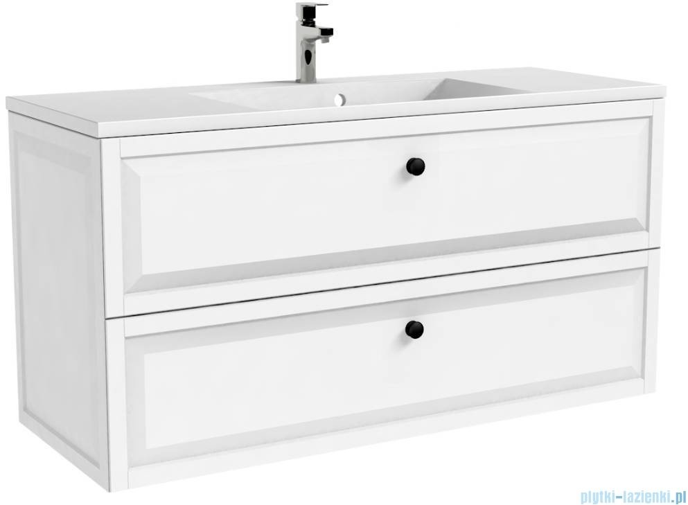 Oristo Montebianco szafka z umywalką Amelia 120x60x46 biały mat OR47-SD2S-120-2/UME-AM-120-92-C |