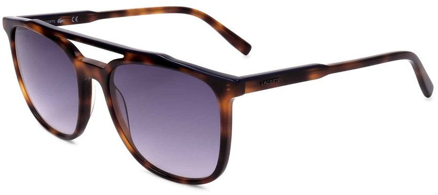 Lacoste stylowe okulary męskie przeciwsłoneczne beżowe soczewki LACOSTEL L924S