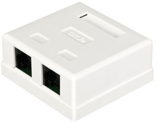 ALANTEC Gniazdo natynk UTP 2xRJ45 kat.5e GN002 GN002