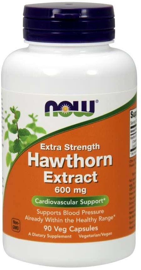 Now Foods Hawthorn Extract - Głóg 600 mg (90 kaps.)