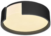 Azzardo plafon LED Pavia 43 24W 1720lm 2600-6000K + RGB czarny z pilotem AZ4027 AZ4027
