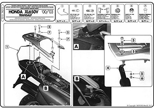 Givi T213 podsiodłowy wspornik dystansowy T213