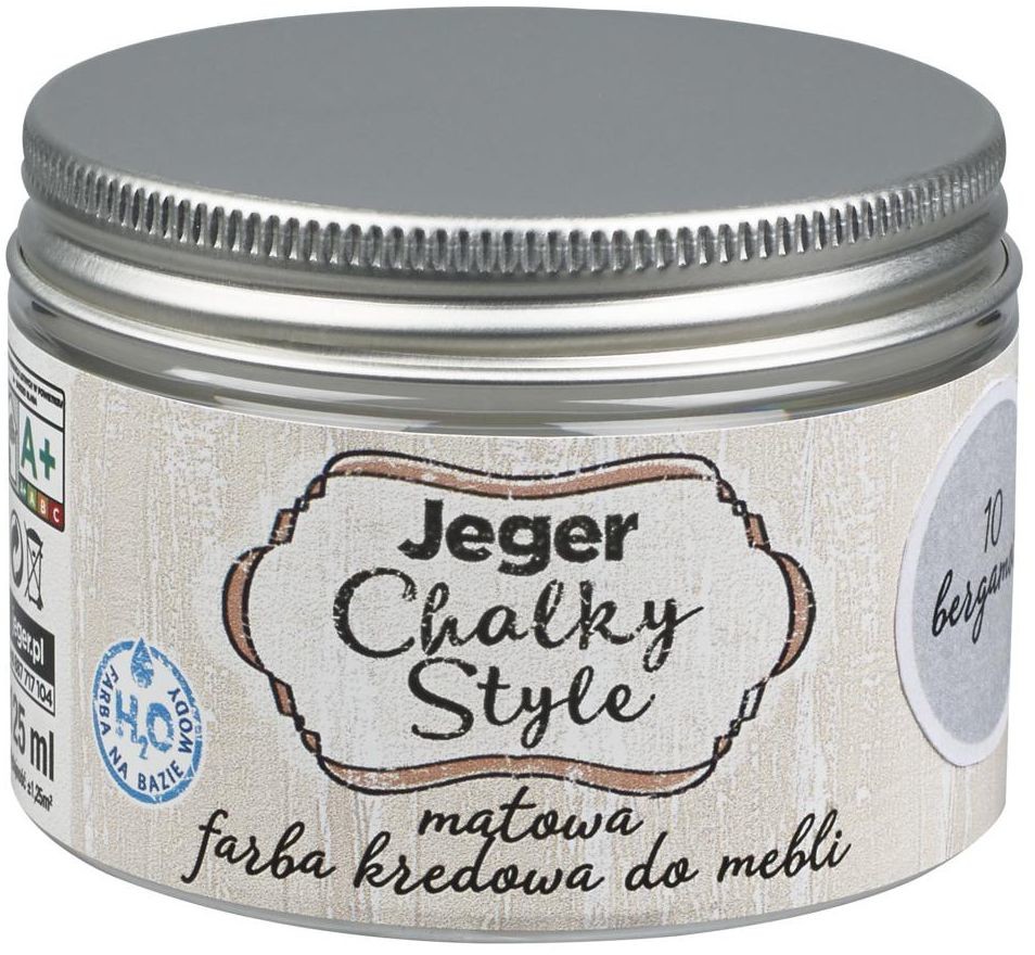 JEGER Farba kredowa do mebli CHALKY STYLE 125 ml Green Egg Matowa JEGER