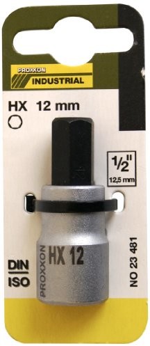 Proxxon 23481 z łbem walcowym z gniazdem sześciokątnym zastosowania 12 MM, 55 MM, 1/2 cala 23481
