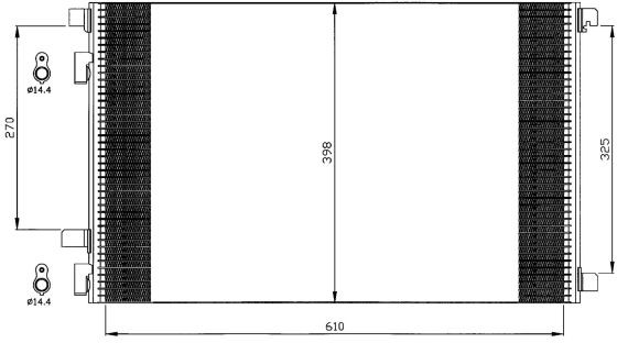 NRF Skraplacz, klimatyzacja NRF 35449