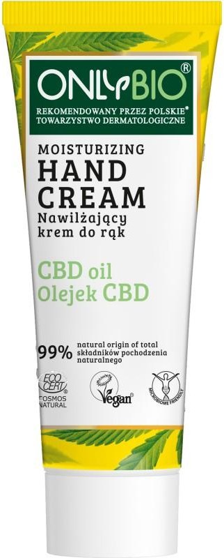 Bio Tech ONLY ONLY ECO ONLY Nawilżający krem do rąk CBD Oil TUBA 75 ml 21273