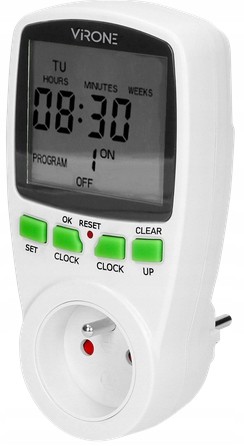 TIMER Programator Czasowy Włącznik Wyłącznik LCD