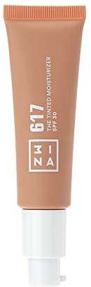 3ina 3INA MAKEUP - wegański - Cruelty Free - The Tinted Moisturizer SPF30 617 - piaskowy - krem BB lekki do średniego krycia - kwas hialuronowy - SPF Face Moisturiser do wszystkich odcieni skóry