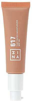 3ina 3INA MAKEUP - wegański - Cruelty Free - The Tinted Moisturizer SPF30 617 - piaskowy - krem BB lekki do średniego krycia - kwas hialuronowy - SPF Face Moisturiser do wszystkich odcieni skóry