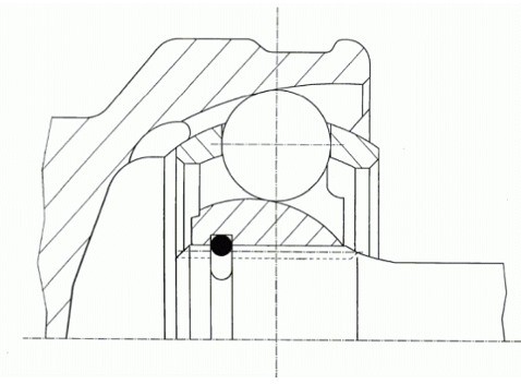 GKN Zestaw przegubu półosi napędowej zewnętrznej GKN 304331