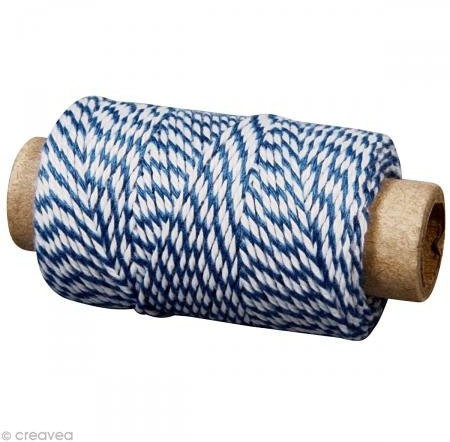 Rayher Hobby Rayher 55517376 przędzy, 1 MM , na rolce ok. 35 m, SB-Btl 10 G, królewski błękit 55-517-376