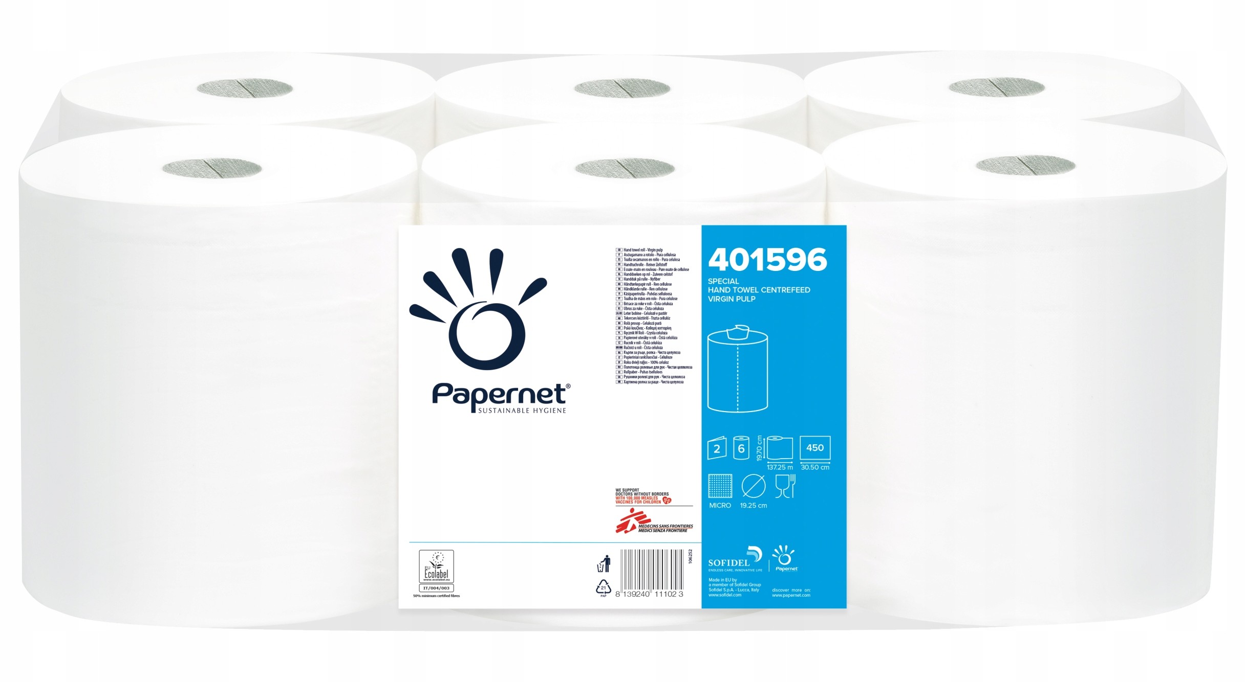 Ręcznik M2 2W Papernet Special 401596 137m 6 rolek