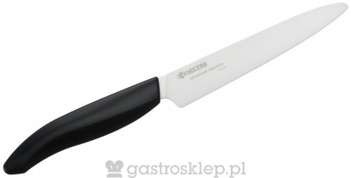 Kyocera Ząbkowany 12,5cm Kuchenny nóż ceramiczny Kyocera