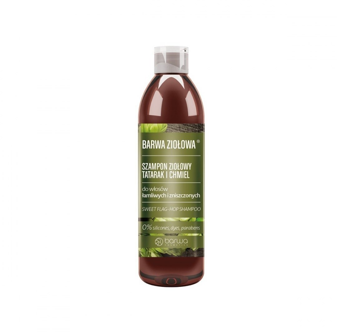 Barwa Ziołowa Szampon do włosów Tatarak & Chmiel - włosy łamliwe i zniszczone 250ml 86197