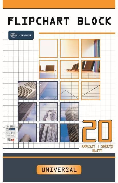 Blok do flipchartu 64x100cm gładki 20) X06227 NB-7811
