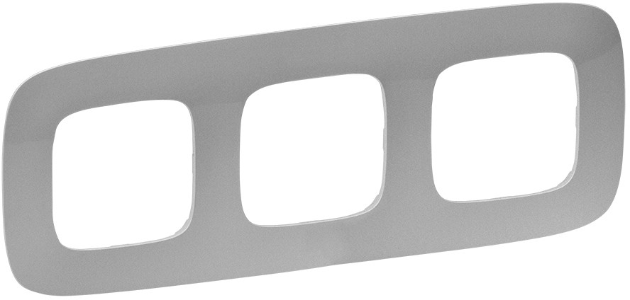Legrand Ramka potrójna VALENA ALLURE aluminium 754393