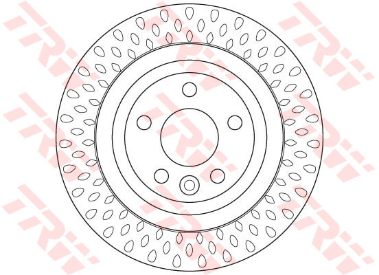 TRW Tarcza hamulcowa DF6387