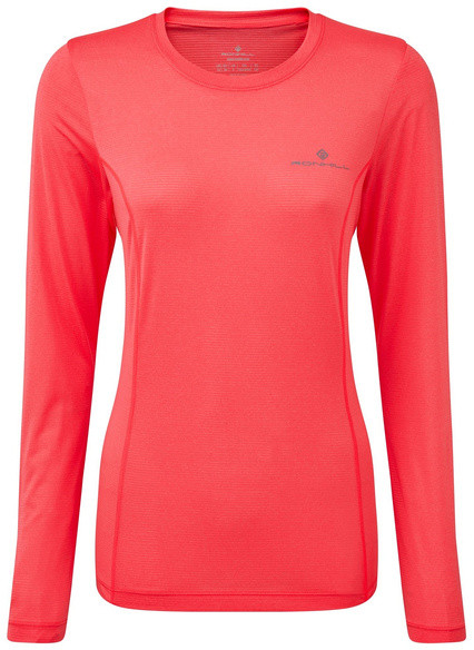RONHILL RONHILL Koszulka do biegania damska z długim rękawem WOMENS TECH L/S TEE różowa