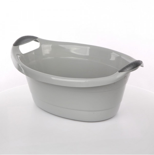 Miska / wanienka plastikowa Artgos owalna szara 14 l