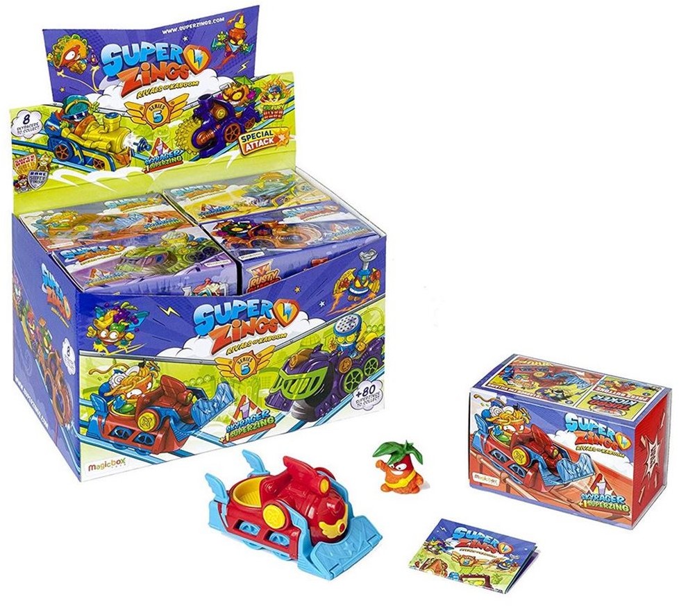 MagicBox Super Zings 5 Sky Racer pojazd + figurka