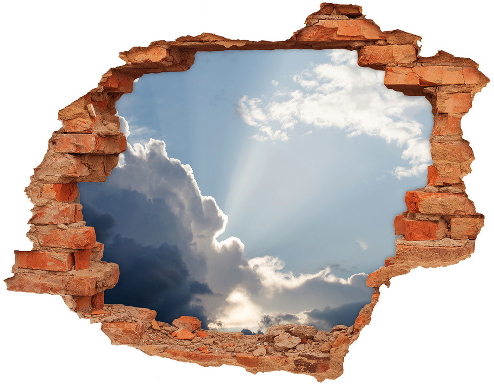 Wallmuralia.pl naklejka fototapeta 3D widok Chmury na niebie