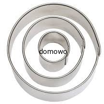 METALOWE FOREMKI wykrawacze kółka 3 szt