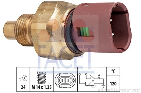 FACET Czujnik, temperatura płynu chłodzącego 7.3522