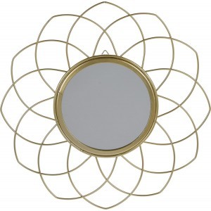D2.Design Lustro Intesi Flowe złote 145670
