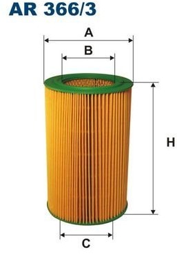 Filtron filtr powietrza, AR366/3 AR366/3