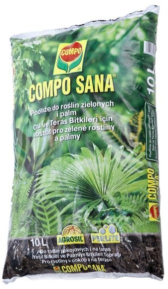 Compo Podłoże do roślin zielonych i palm Sana 10 l