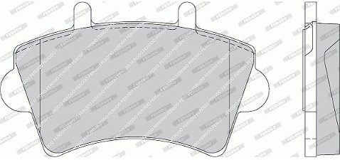 FERODO (FEDERAL-MOGUL) Zestaw klocków hamulcowych, hamulce tarczowe (FEDERAL-MOGUL) FVR1452