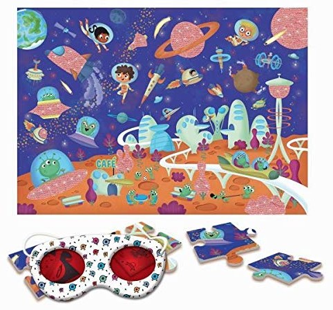 Ludattica Secret puzzle espace: 24 PIECES 74808