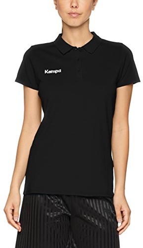 Kempa koszulka polo dla kobiet, czarny, S 200234706