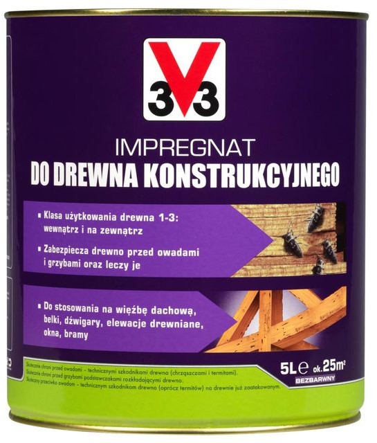 V33 Impregnat do drewna KONSTRUKCYJNEGO