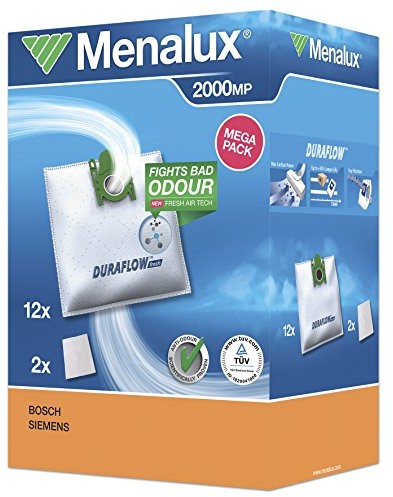 Menalux 2000 MP 12 worków na kurz z 2 mikrofiltrami 2000 MP