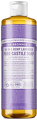 Organic Dr. Bronner's Dr. Bronner's, PureCastile mydło w płynie lawenda, 473 ml