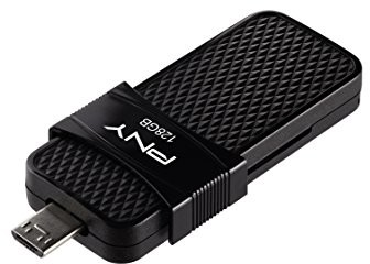 PNY P-fd128otgslmb-GE Duo Link OTG Micro USB 3.0, 128 GB P-FD128OTGSLMB-GE