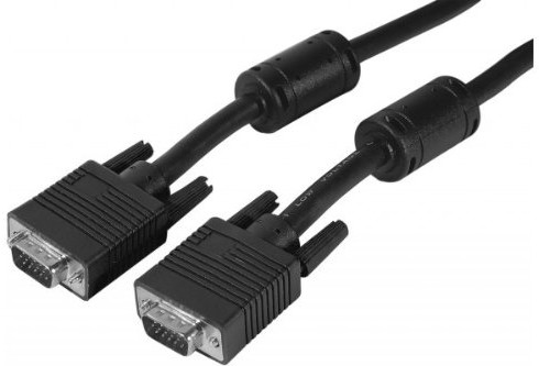 Connect SVGA Monitor Cable, bieg. HD D-Sub szt/szt, 3,0 m, czarna AM119710E