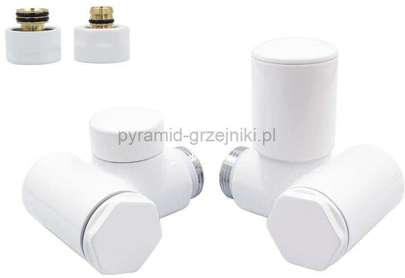 Varioterm Zawór regulacyjny INTEGRA ze złączką Pex/Cu - biały pex 16 mm prawy IR06FK/P(PEX)