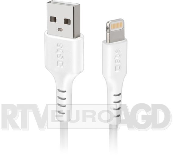 SBS USB Lightning 3m biały TECABLEUSBIP5389W