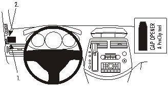 Brodit ProClip 803922 Left mount na Nissan Quest 07  10 7320288039220