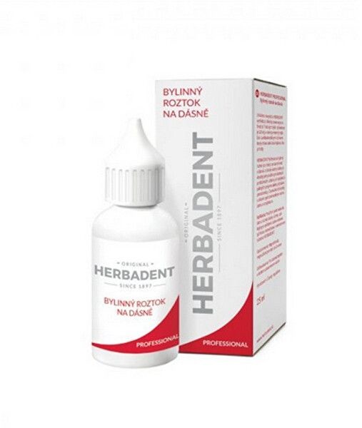 Herbadent Ziołowy roztwór gumy Professional 25 ml