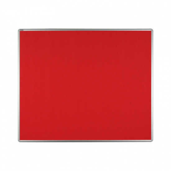 ekoTAB Tablica tekstylna ekoTAB w aluminiowej ramie 120 x 90 cm, czerwona 535106