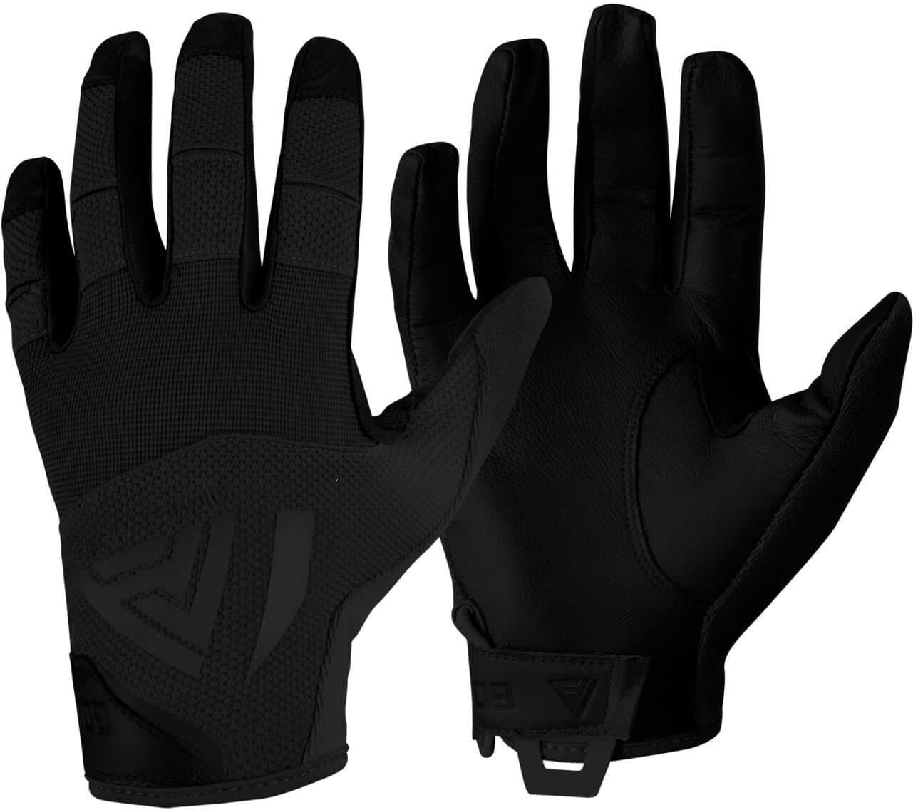 Direct Action Rękawice Hard Gloves - Leather - M (GL-HARD-GLT-BLK-B04) HE.GL-HARD-GLT-BLK-B04