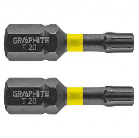 Graphite Bity udarowe TX20 x 25 mm, 2 szt. TOP-56H513